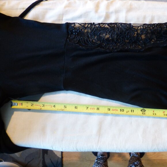 TORRID GOTH WICCA VAMP SUPER SOFT BLACK LACE BELL SLEEVE BABYDOLL TEE 2 2X 18 20 - Picture 10 of 15